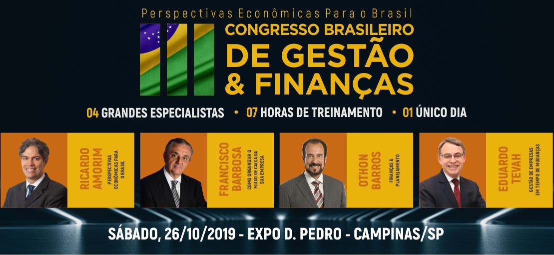 Congresso Brasileiro de Gestão e Finanças Campinas SP