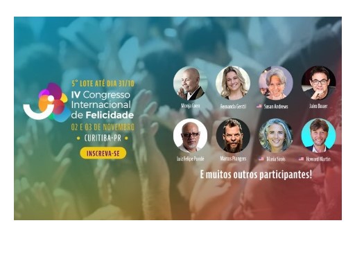 Congresso Internacional de Felicidade 2019 Curitiba